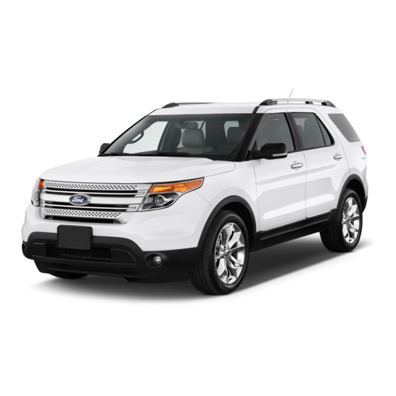 Ford Explorer 2012 Manuales