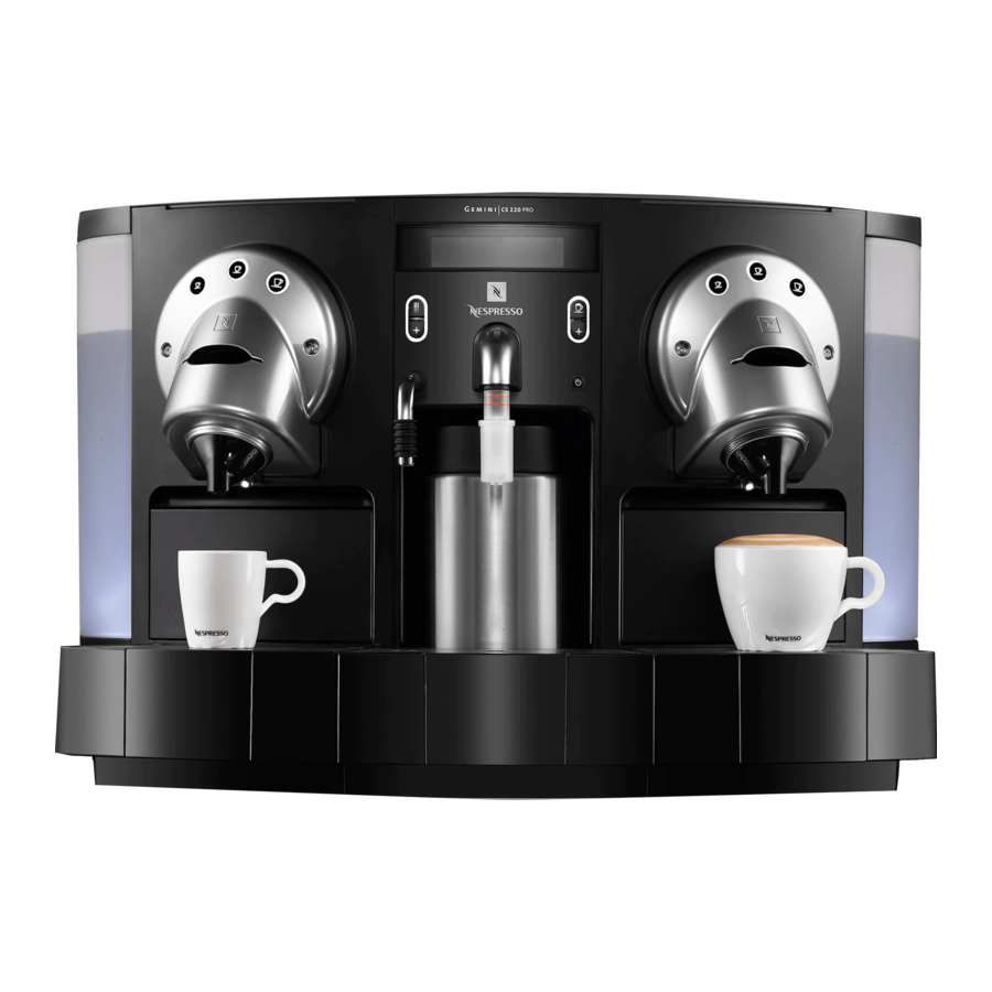 Nespresso GEMINI 220 734/CS223 Manuales