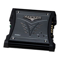 Kicker ZX.2 Serie Manual Del Propietário