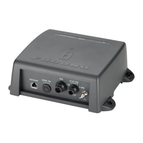 Furuno DFF1 Manual Del Operador