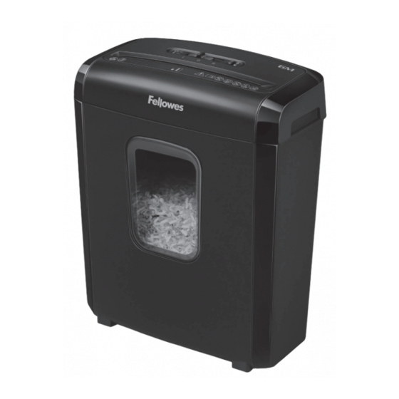 Fellowes Powershred 6M Manual Del Usuario