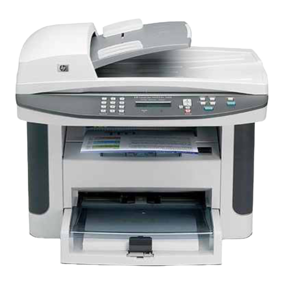 HP LaserJet 3020 all-in-one Manual Del Usuario