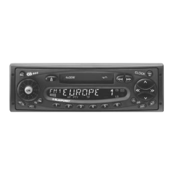 Blaupunkt Dresden RCR 128 Instrucciones De Montaje