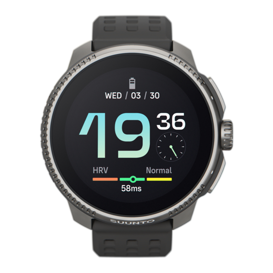 Suunto SPARTAN SPORT 2.0 Guia Del Usuario