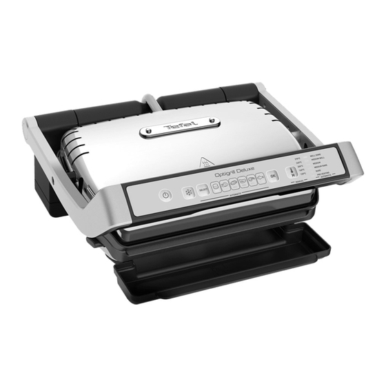 TEFAL OPTIGRILL DELUXE GC707 Manuales