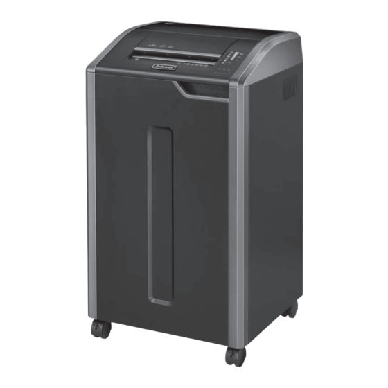 Fellowes POWERSHRED Serie Manual De Uso
