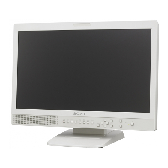 Sony LMD-2110MD Manual De Instrucciones