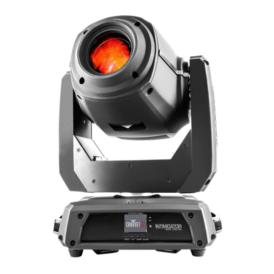 Chauvet DJ INTIMIDATOR SPOT 375Z IRC Guía De Referencia Rápida