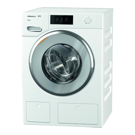 Miele WWV 980 WPS Passion Instrucciones De Manejo