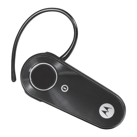 Motorola H375 Guia De Inicio Rapido