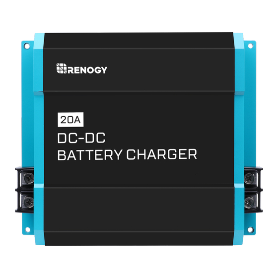 Renogy DCC1212-20 Manual Del Usuario