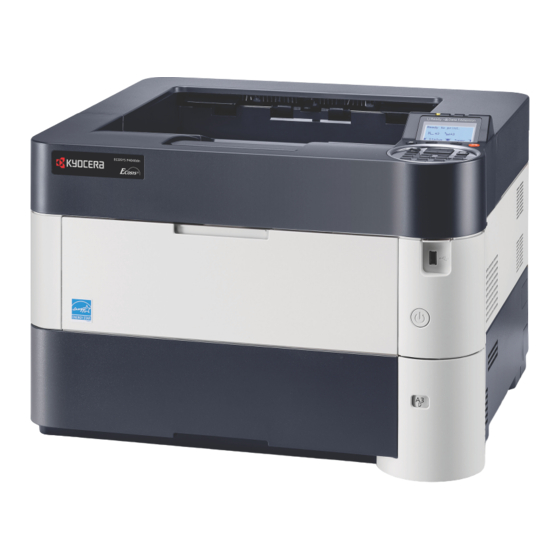 Kyocera ECOSYS P4040dn Guía Rápida