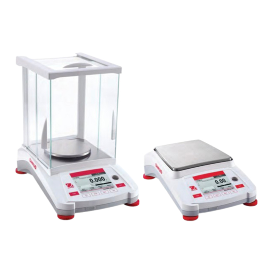 OHAUS Adventurer AX124 Manual De Instrucciones