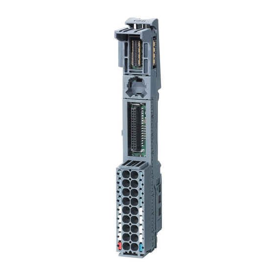 Siemens SIMATIC ET 200SP Manual De Producto