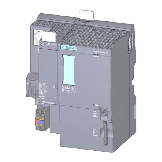 Siemens SIMATIC ET 200SP Manual De Producto
