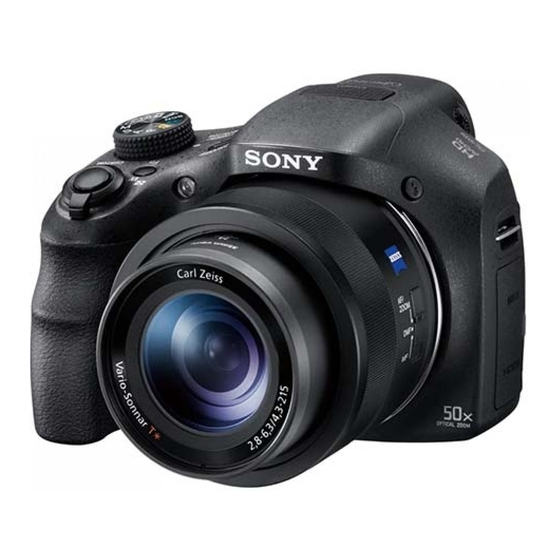 Sony DSC-HX350 Manual De Instrucciones