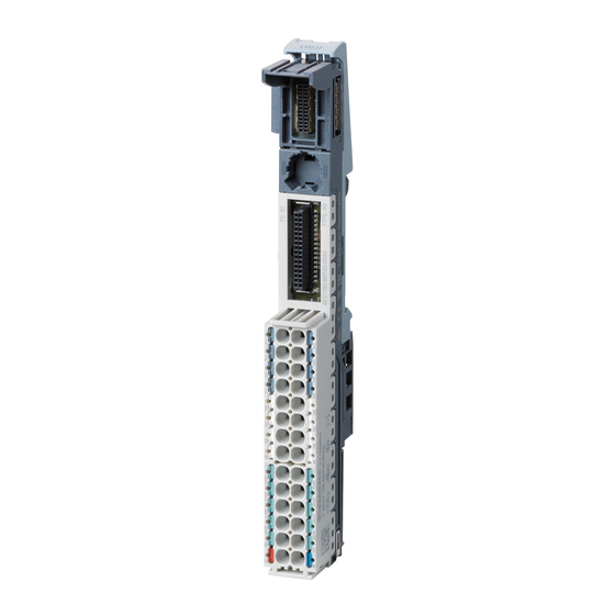 Siemens SIMATIC ET 200SP Manual De Producto