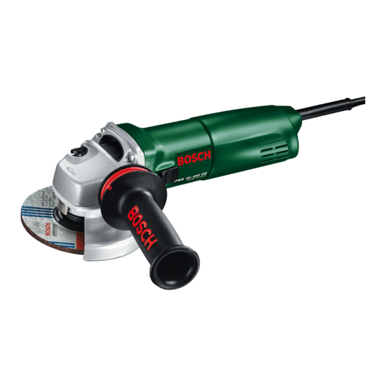 Bosch PWS 10-125 CE Instrucciones De Servicio