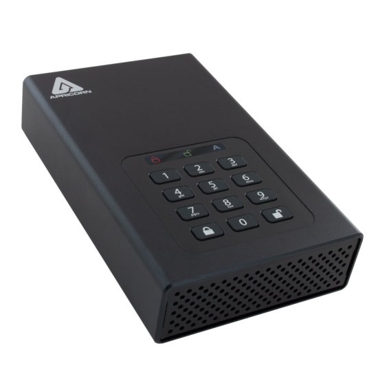 Aegis Padlock DT Manuales