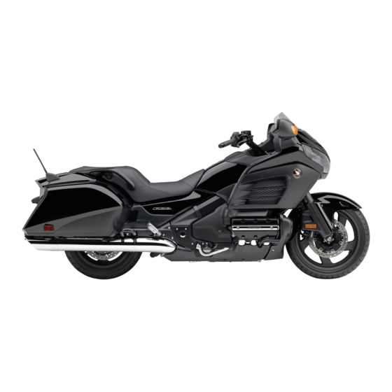 Honda GOLDWING F6B Manual Del Propietário