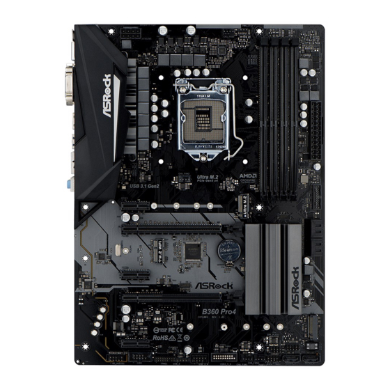 ASROCK B360 Pro4 Manual Del Usuario