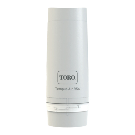 Toro Tempus Air RS4 Guia Del Usuario