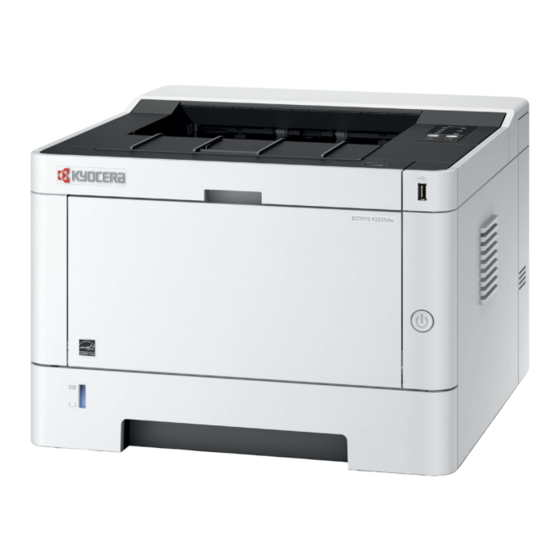 Kyocera Ecosys P2235dn Manual De Usario