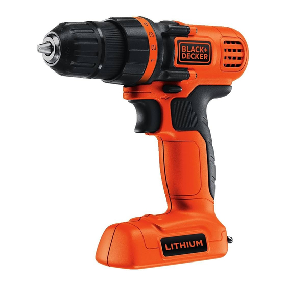 Black and Decker LDX172 Manuales