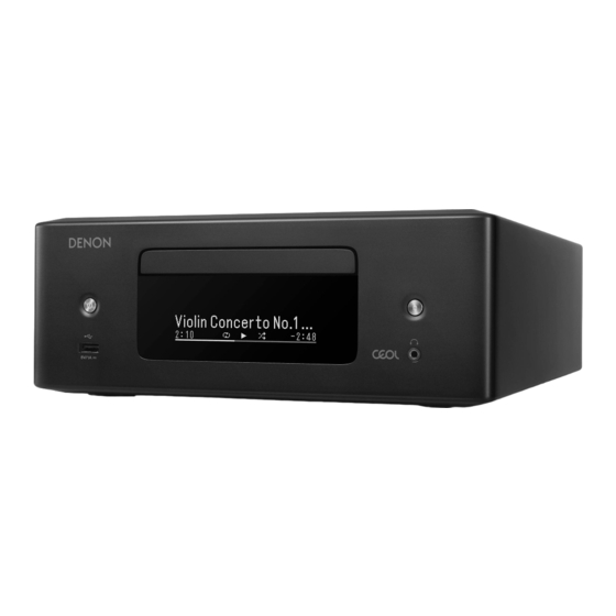 Denon CEOL RCD-N12 Manual Del Usuario