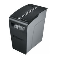 Fellowes POWERSHRED P-58Cs Guia De Inicio Rapido