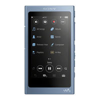 Sony NW-A45HN Manual De Instrucciones