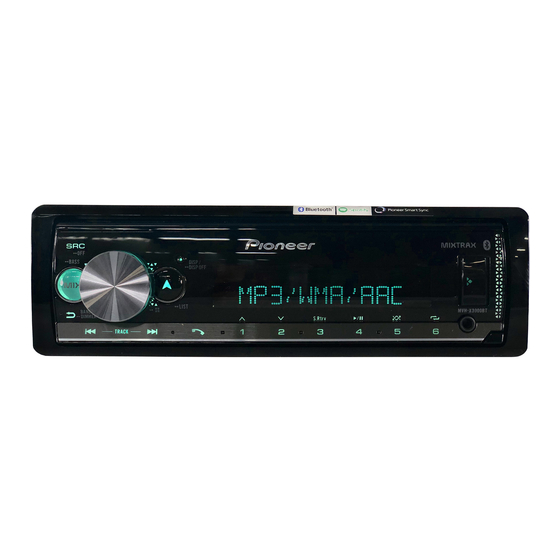 Pioneer MVH-X300BT Manuales