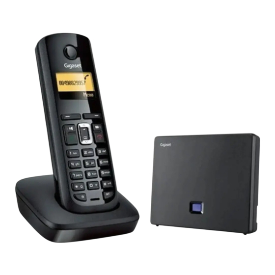 Gigaset A580 IP Manual Del Usuario