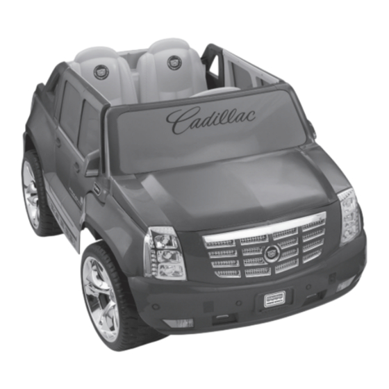 Fisher-Price POWER WHEELS X3419 Manual Del Usuario Con Instrucciones De Montaje