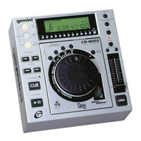 Gemini CD-400X Manual De Funcionamiento