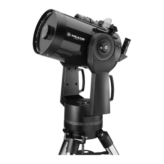 Meade Schmidt-Cassegrain LX90GPS Manual De Instrucciones