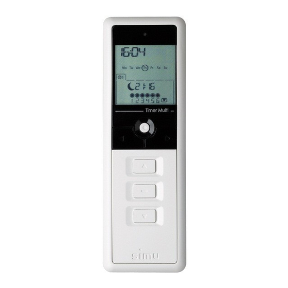 Simu TIMER MULTI Manual De Instrucciones