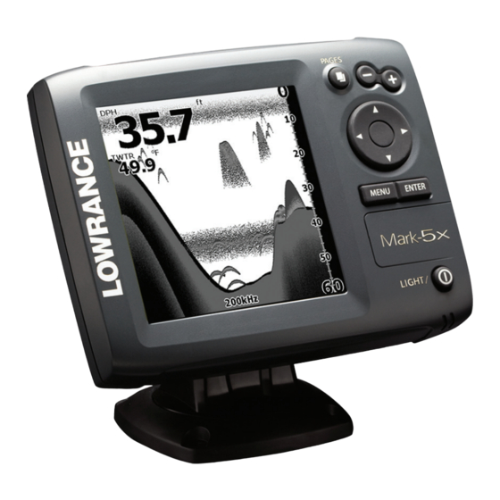 Lowrance Mark 5x Manual De Instalación Y Funcionamiento