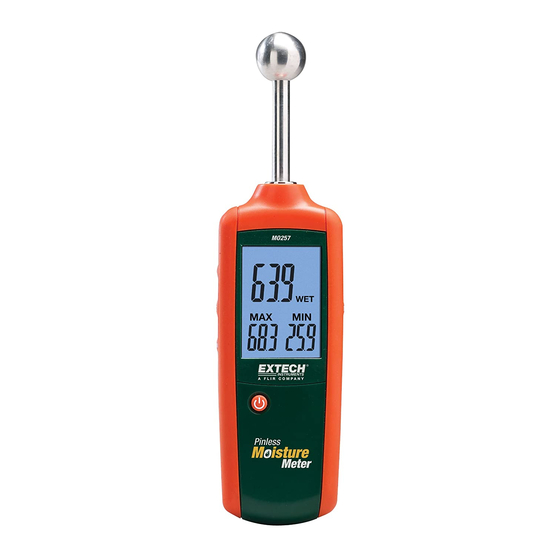Extech Instruments MO257 Manual Del Usuario