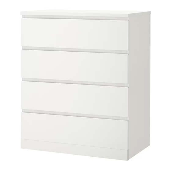 IKEA MALM Manual De Instrucciones