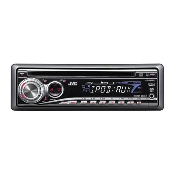 JVC KD-PDR31 Manual De Instalación