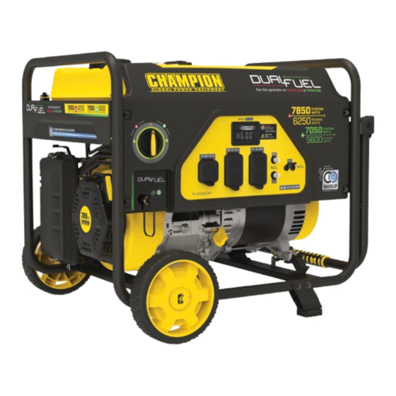 Champion Global Power Equipment 100592 Manual Del Operador