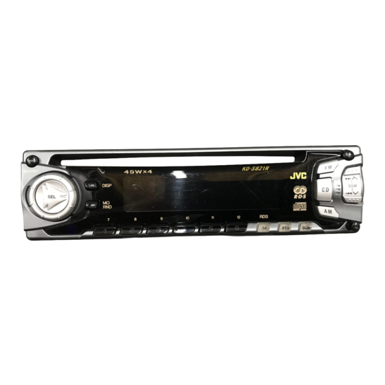 JVC KD-S821R Manual De Servicio