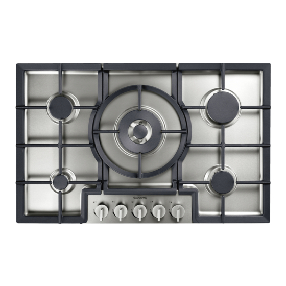 Gaggenau CG 280 Instrucciones De Uso