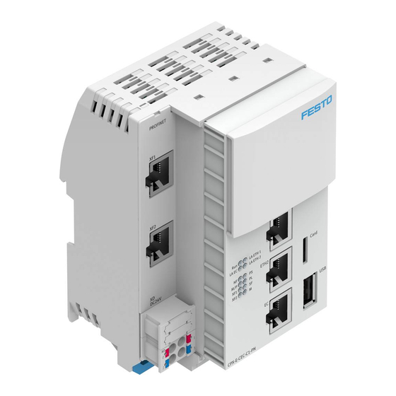 Festo CPX-E-CEC-C1-PN Manuales