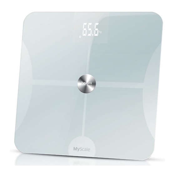 VISIOMED bewell connect MyScale Manual De Usuario