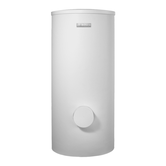 Bosch W 300-5 P Instrucciones De Instalación Y Mantenimiento Para El Técnico