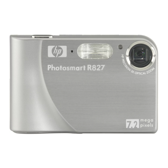 HP Photosmart R827 Manual De Instrucciones
