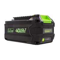 GreenWorks ELITE L-600 El Manual Del Propietario