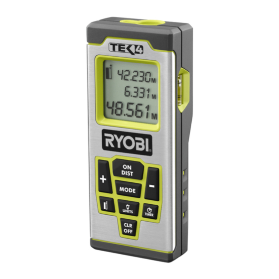 Ryobi Tek4 RP4011 Manuales